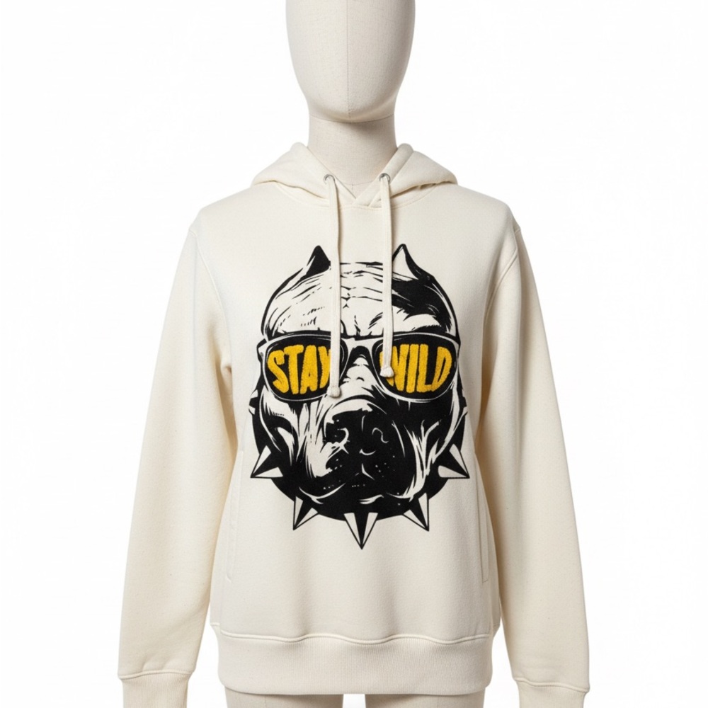 Bleecker and Mercer Cream Hoodie